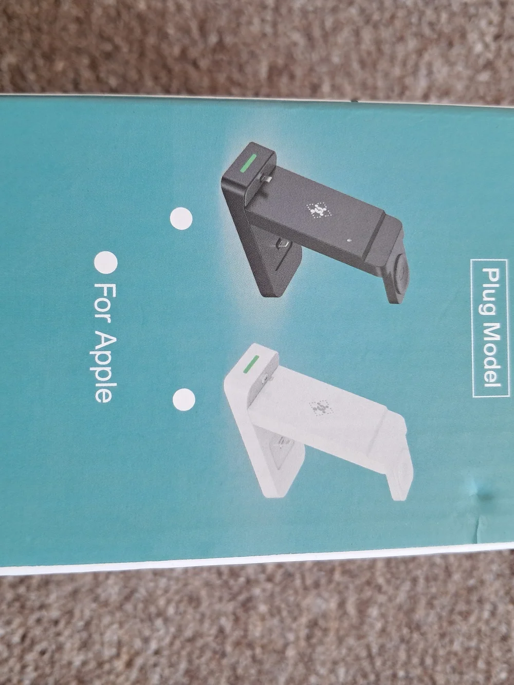 Universal Foldable Phone Stand Charger - Black and White
